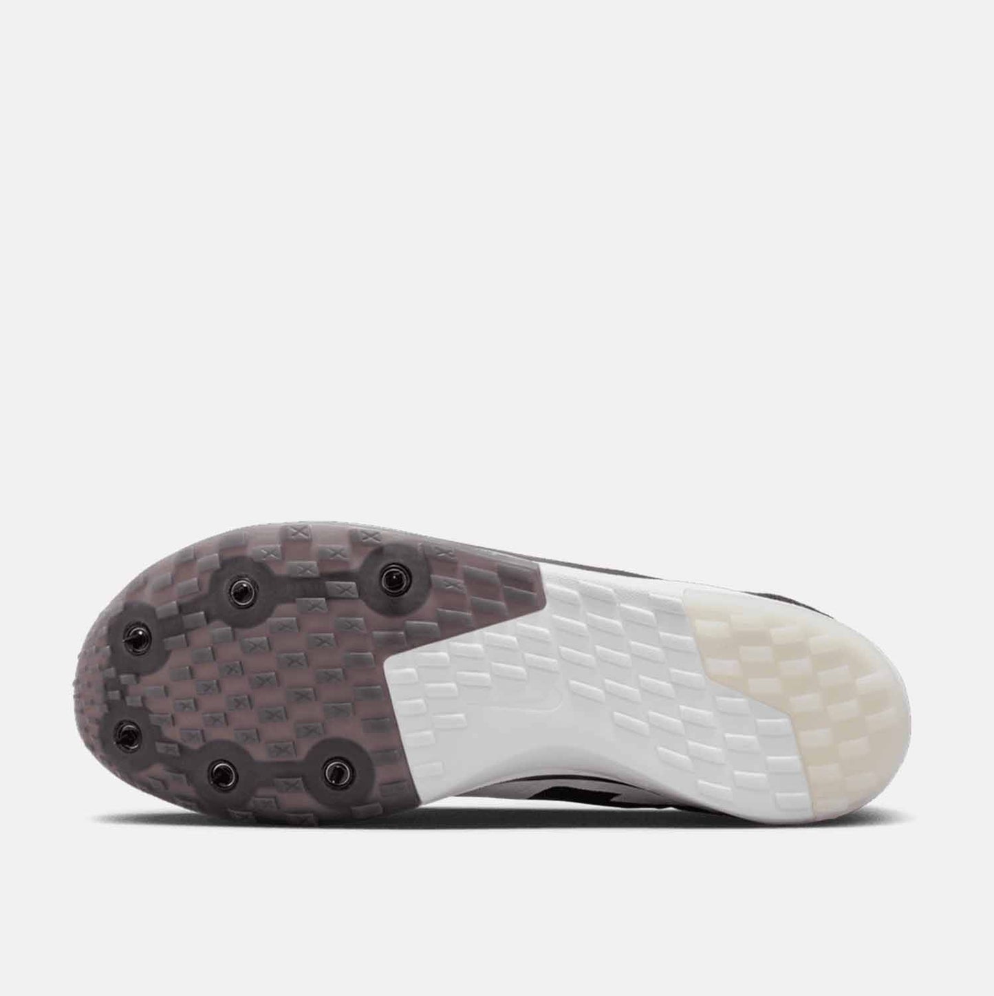 Bottom view of Nike Rival XC 6 Cross-Country Spikes.
