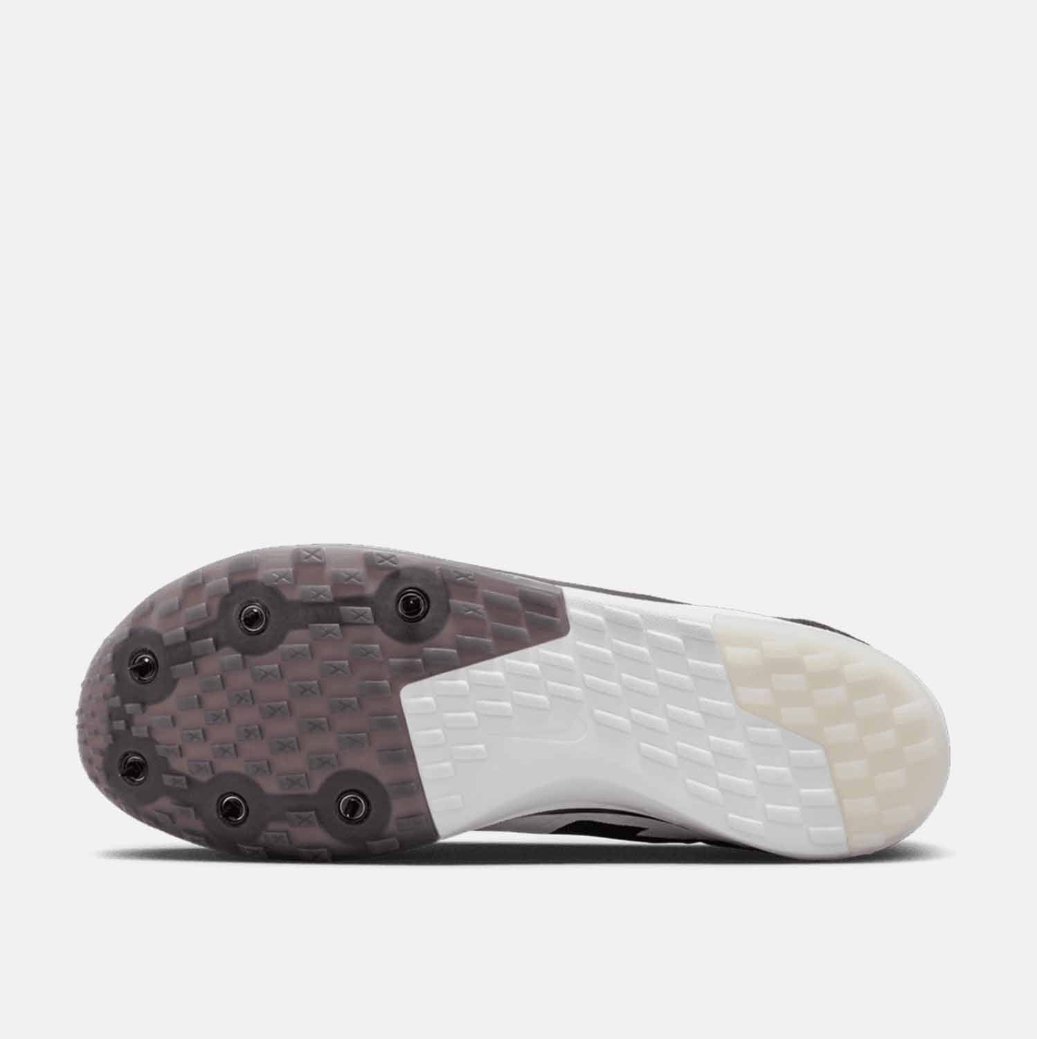 Bottom view of Nike Rival XC 6 Cross-Country Spikes.