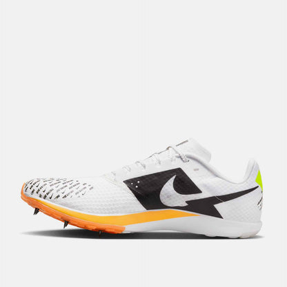 Side medial view of Nike Rival XC 6 Cross-Country Spikes.
