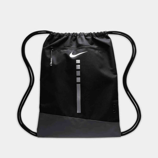 Full view of the Nike Hoops Elite Drawstring Bag.