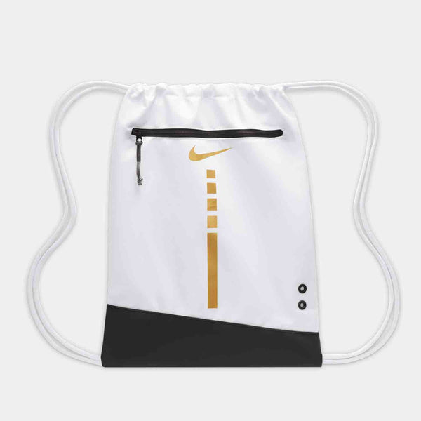 Full view of the Nike Hoops Elite Drawstring Bag.