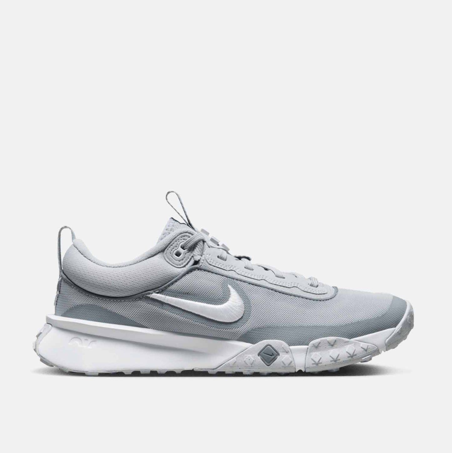 Side view of Nike Men's Air Diamond Varsity Baseball Turf Shoes.