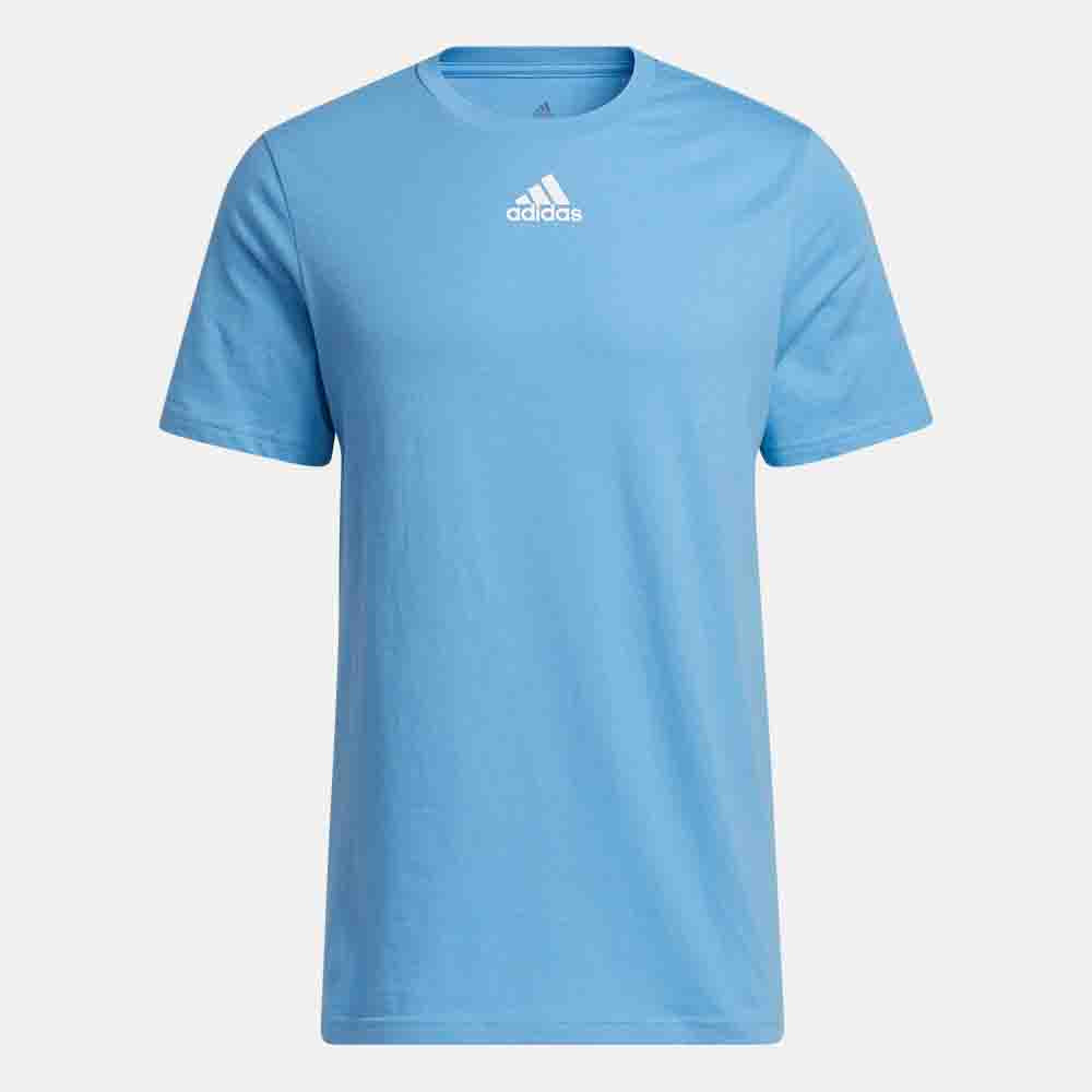 Front view of the Men's Adidas Amplifier Short Sleeve T-Shirt.