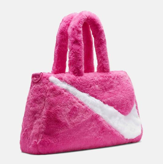 Sportswear Faux Fur Tote (10L), Laser Fuchsia - SV SPORTS
