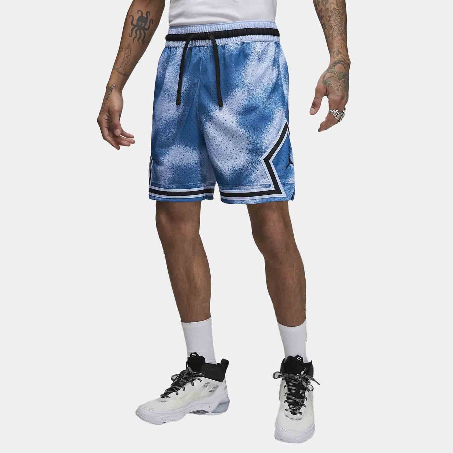 Front view of the Nike Men's Dri-FIT Sport Diamond Shorts.