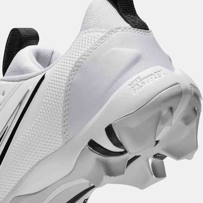 Up close, rear view of the Nike Kids' Force Trout 9 Keystone Baseball Cleats.