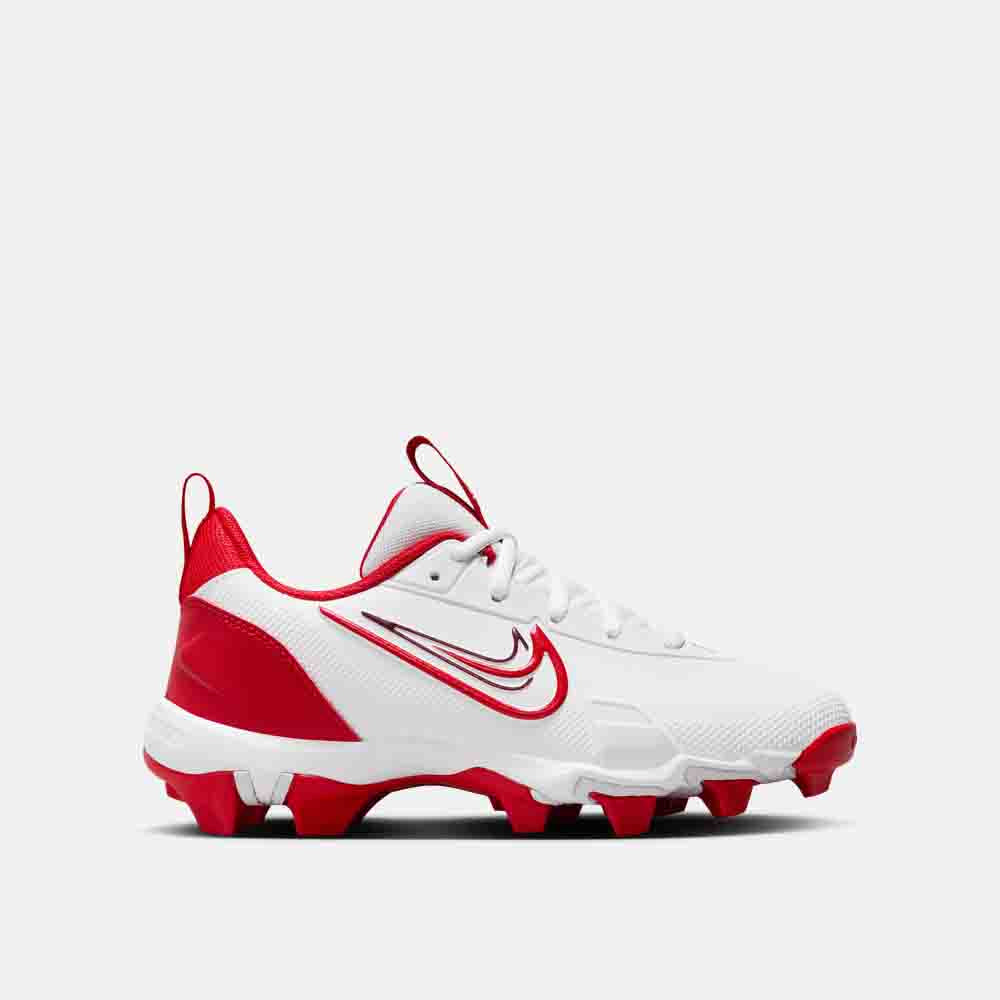 Side view of the Nike Kids' Force Trout 9 Keystone Baseball Cleats.