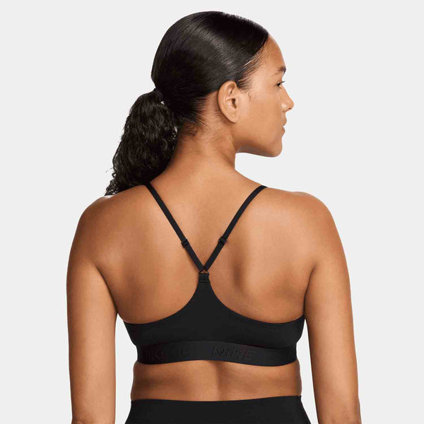 Rear view of the Nike Women's Padded Adjustable Sports Bra.