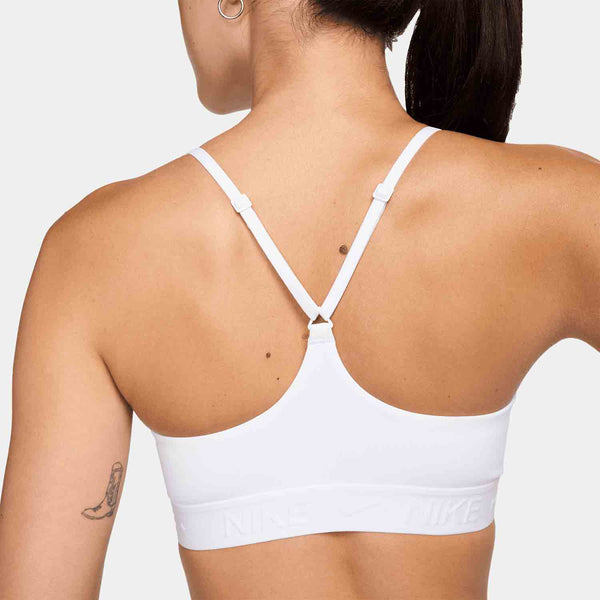 Rear view of the Nike Women's Padded Adjustable Sports Bra.
