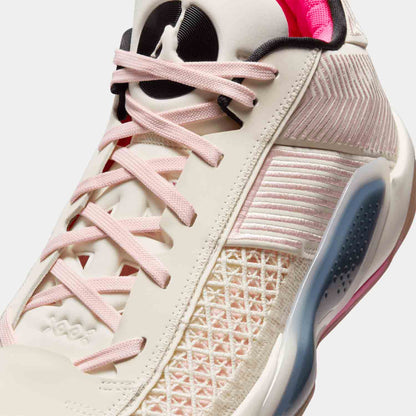 Up close side view of Air Jordan XXXVIII Low "Fresh Start".