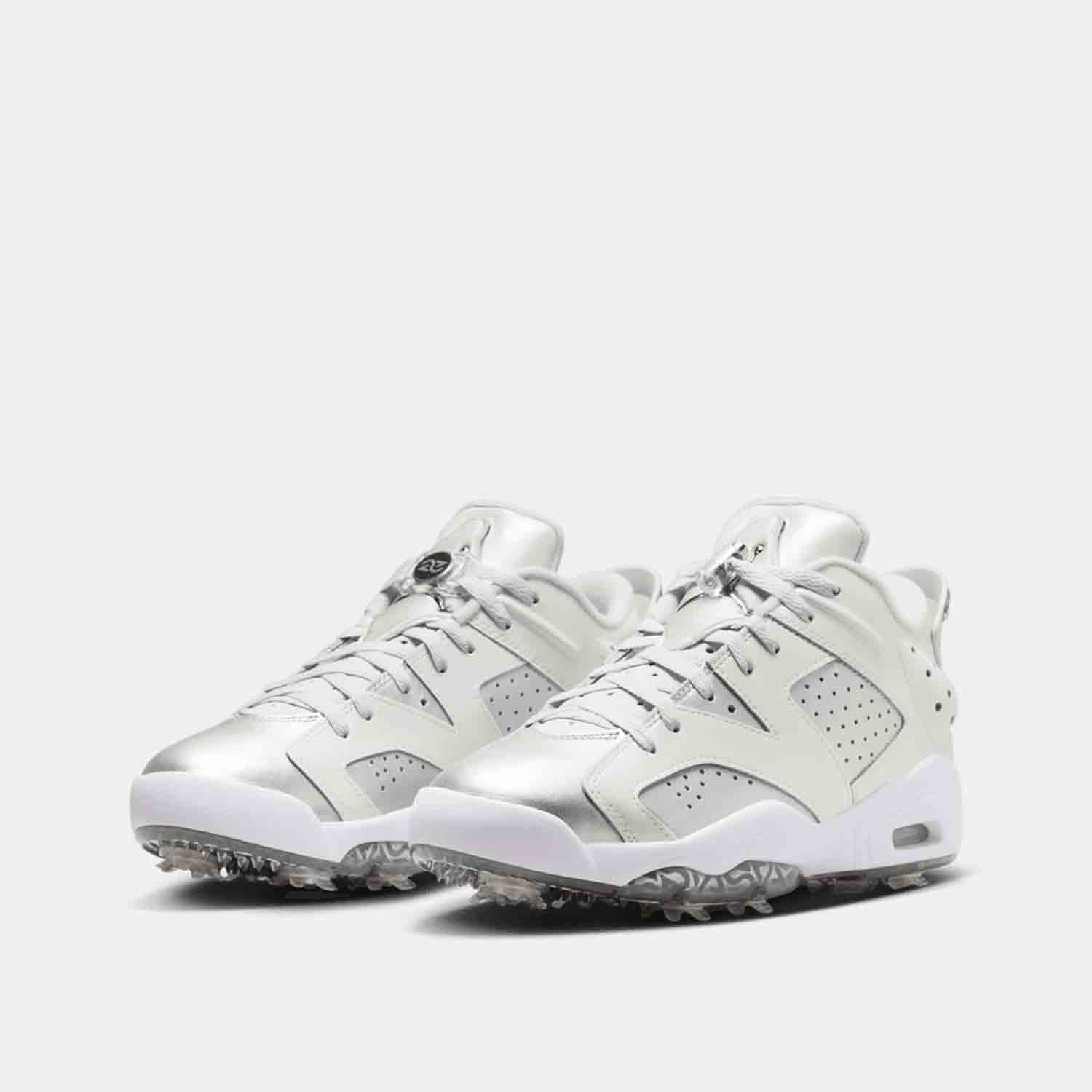 Retro 6 NRG Golf Shoes, Photon Dust/Metallic Silver - SV SPORTS