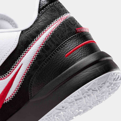 Close up heel view of Nike LeBron NXXT Gen AMPD 'First Game' Basketball Shoes.