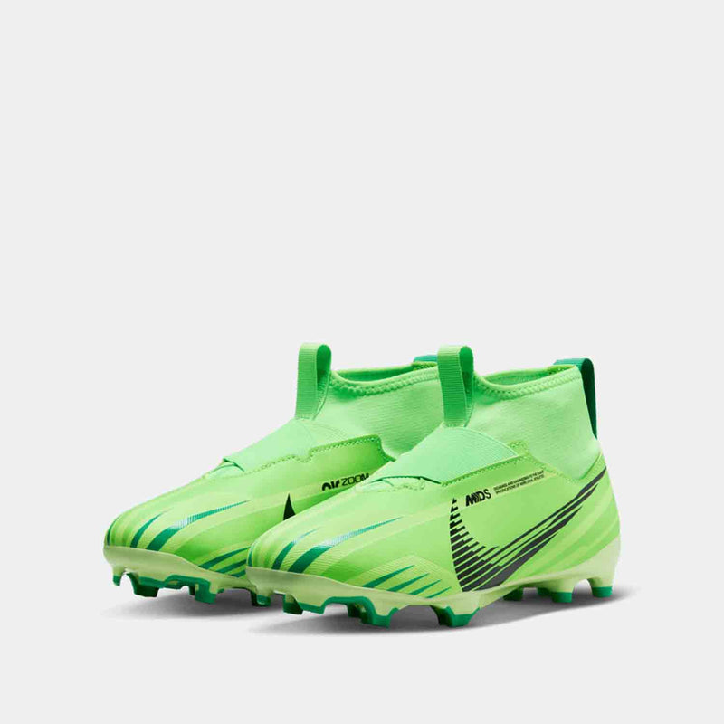 Front view of Nike Jr. Superfly 9 Academy Mercurial Dream Speed Soccer Cleats.