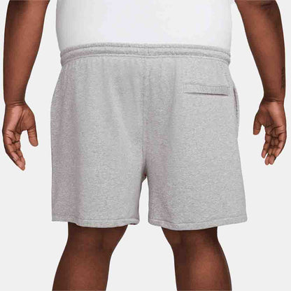 Rear view of the Nike Men's Club French Terry Flow Shorts.