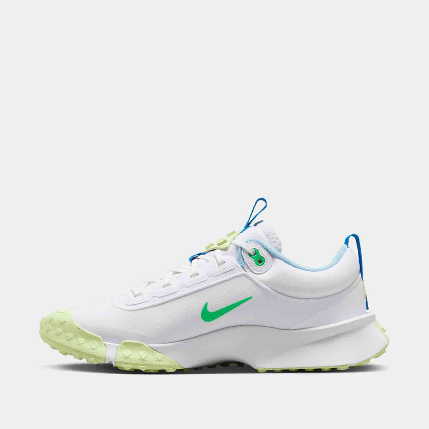 Side medial view of Men's Nike Air Diamond Varsity Turf Baseball Shoes.