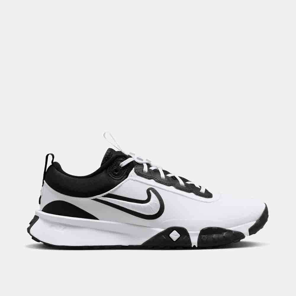 Side view of the Nike Air Diamond Varsity Turf Baseball Shoes.