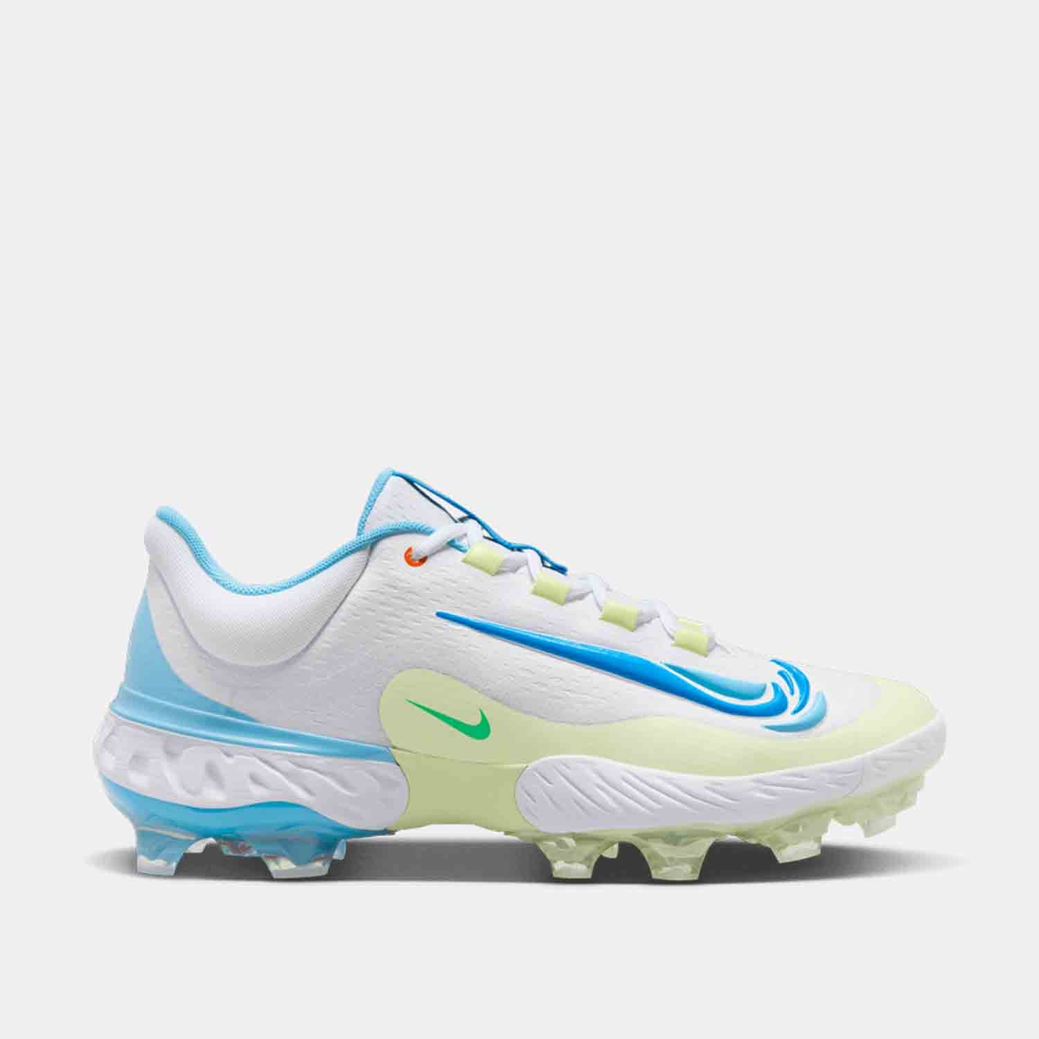 Side view of Men's Nike Alpha Huarache Elite 4 Baseball Cleats.