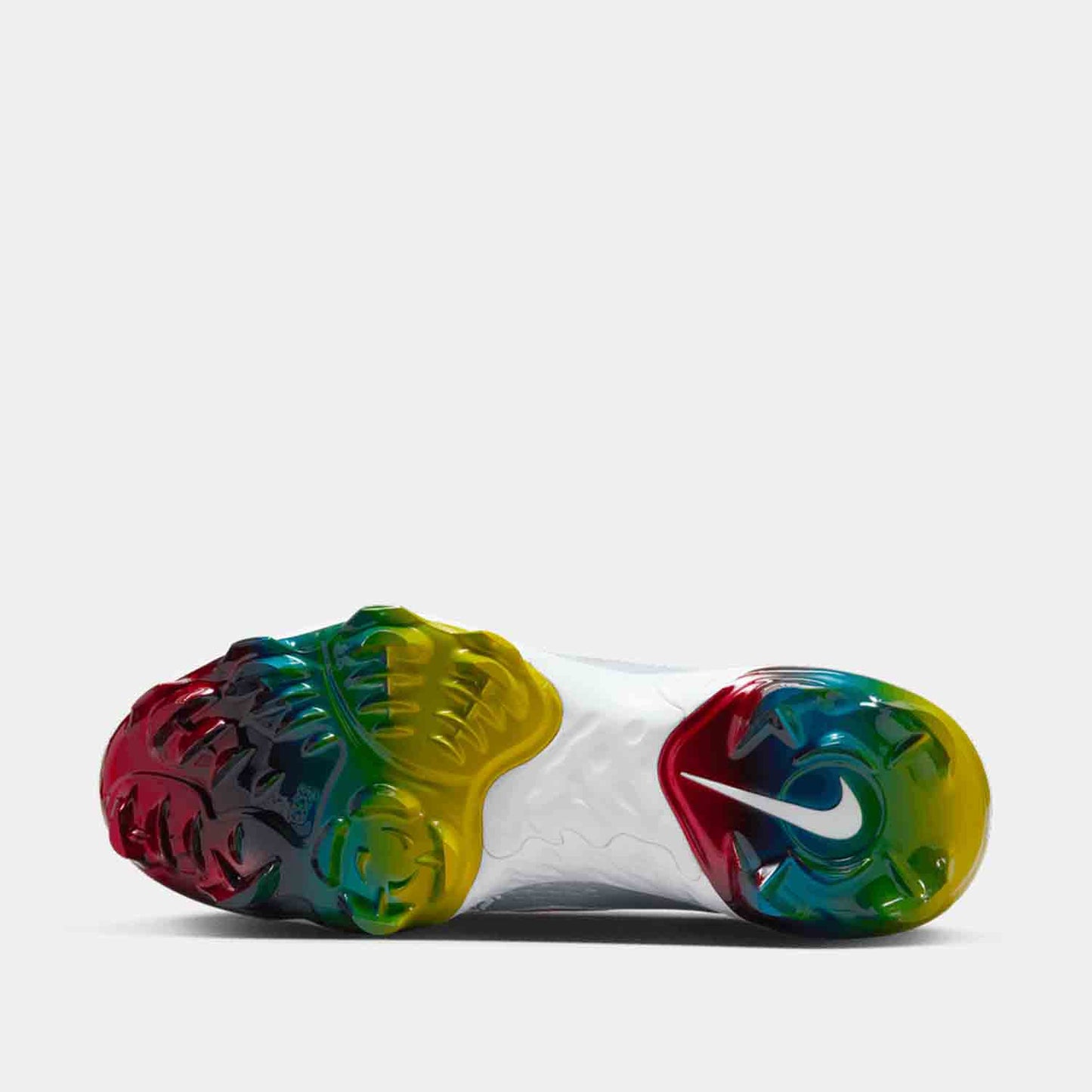 Bottom view of the Men's Alpha Huarache Elite 4 Low MCS Baseball Cleats.