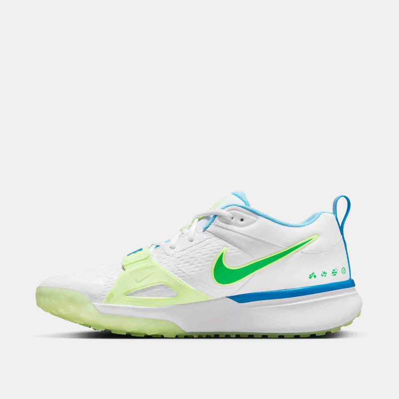 Side medial view of Nike Diamond Elite Turf Baseball Shoes.