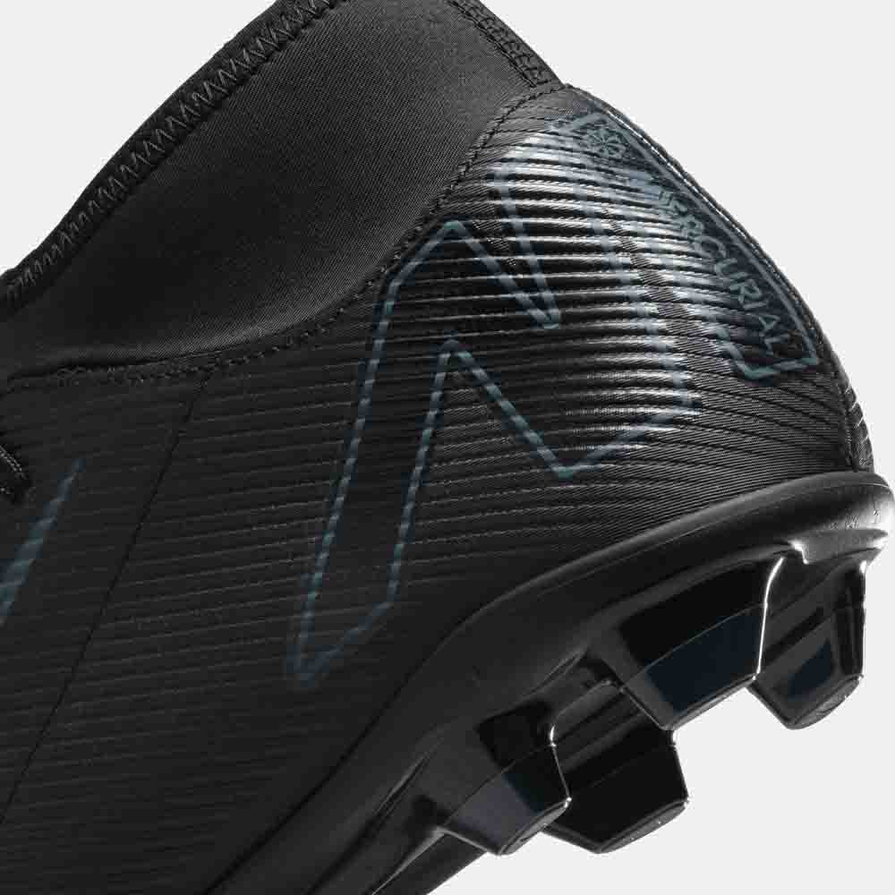 Up close, rear view of the Nike Mercurial Superfly 10 Club Soccer Cleats.