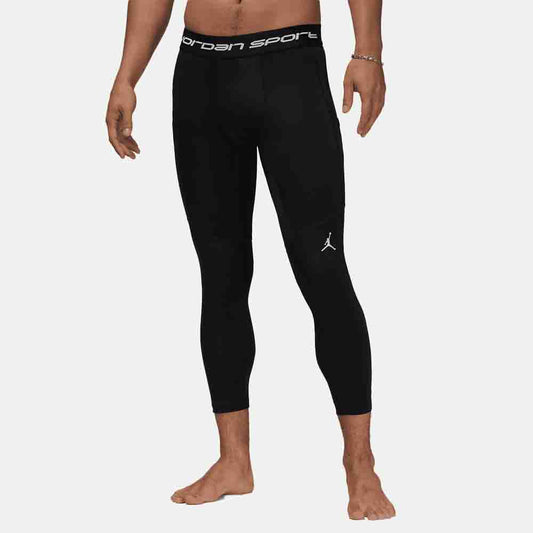 Front view of the Nike Men's Dri-FIT 3/4-Length Tights.