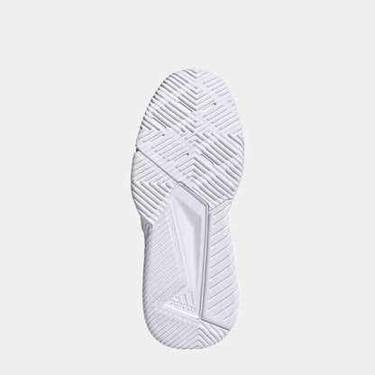 Bottom view of the Women's Adidas Court Team Bounce Volleyball Shoes.