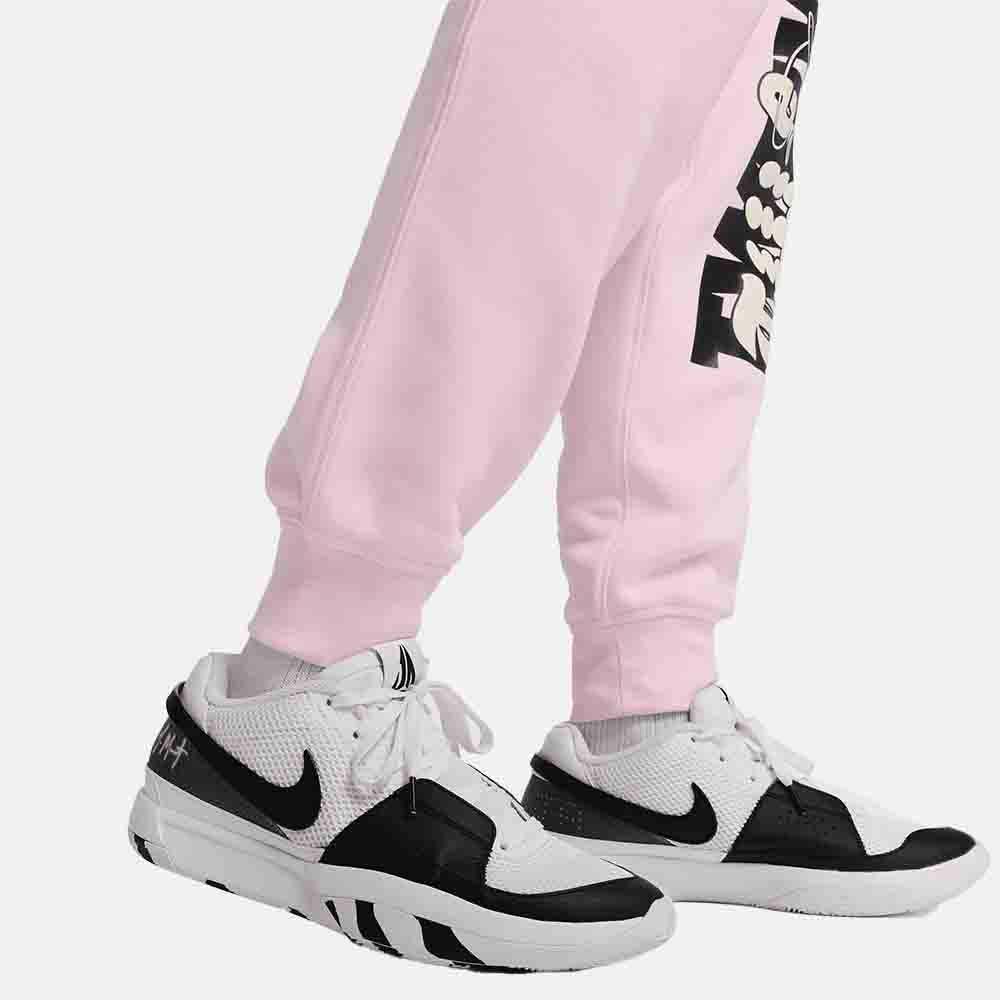 Side view of the Nike Men's "JA" Fleece Basketball Jogger Pants.