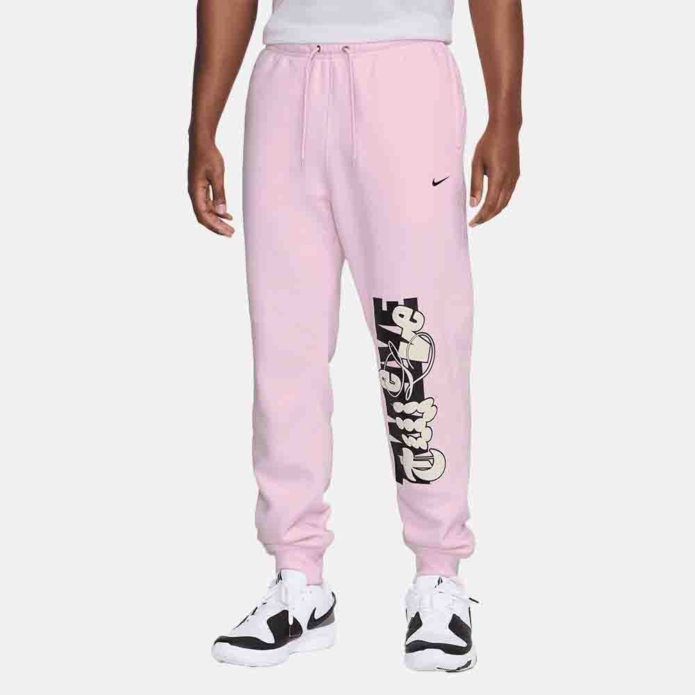 Front view of the Nike Men's "JA" Fleece Basketball Jogger Pants.