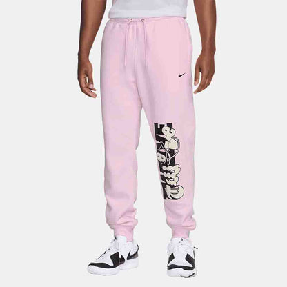 Front view of the Nike Men's "JA" Fleece Basketball Jogger Pants.
