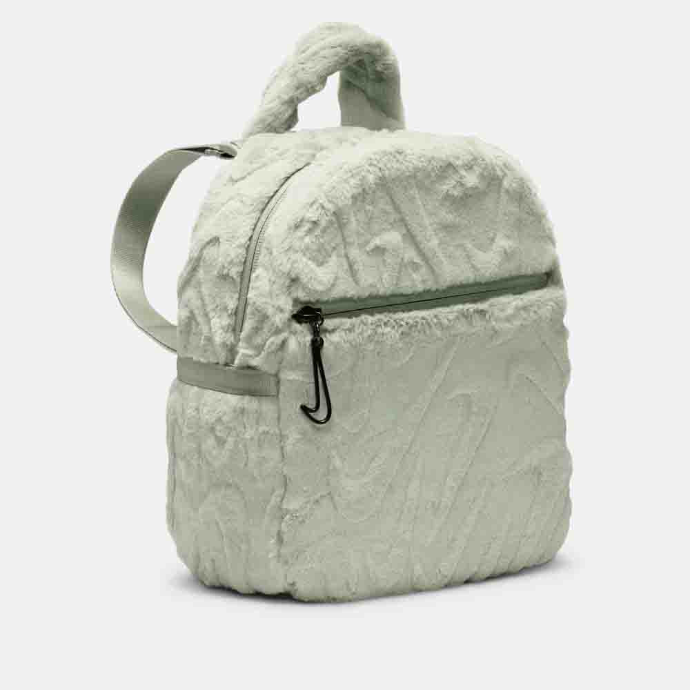 nike backpack fur Faux Mini Guava Front zip pocket for quick Faux Fur Backpack Nike Velvet