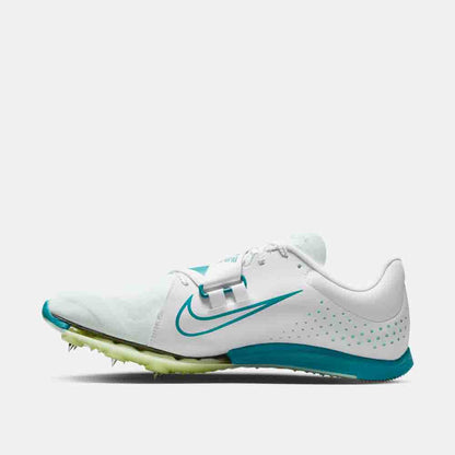Side medial view of the Nike Long Jump Elite Jumping Spikes.