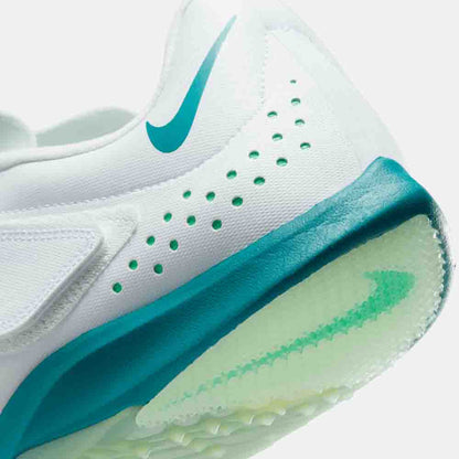 Up close, rear view of the Nike Long Jump Elite Jumping Spikes.