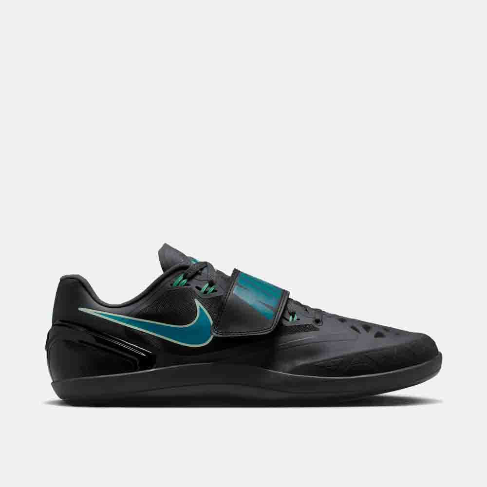 Side view of the Nike Zoom Rotational 6 Throwing Shoes.