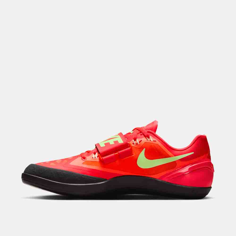 Side medial view of the Nike Zoom Rotational 6 Throwing Shoes.