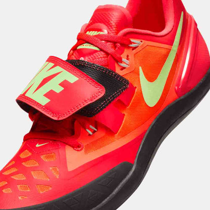 Up close, front view of the Nike Zoom Rotational 6 Throwing Shoes.