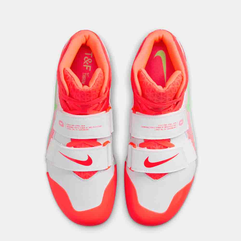 Top view of the Nike Zoom Javelin Elite 3 Throwing Spikes.