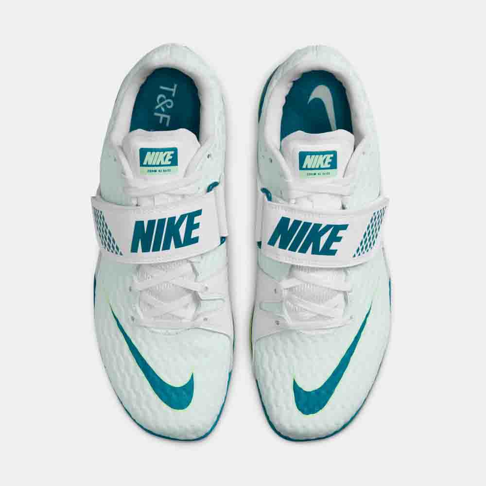 Top view of the Nike High Jump Elite Jumping Spikes.