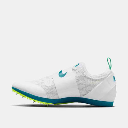 Side medial view of the Nike Pole Vault Elite Jumping Spikes.