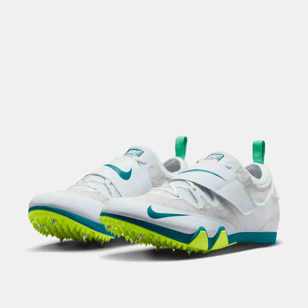 Front view of the Nike Pole Vault Elite Jumping Spikes.