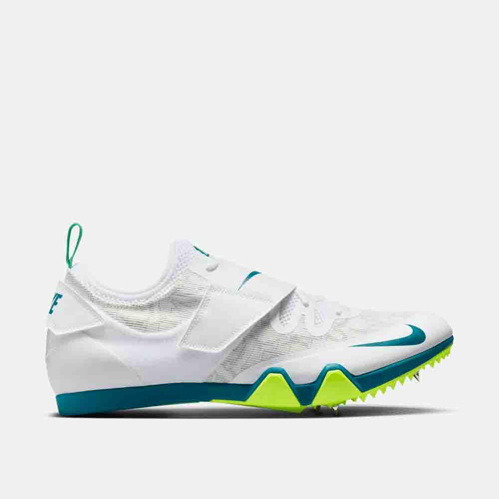 Side view of the Nike Pole Vault Elite Jumping Spikes.
