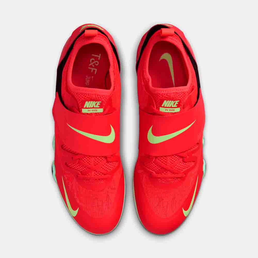 Top view of the Nike Pole Vault Elite Jumping Spikes.