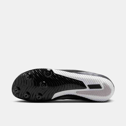 Bottom view of the Nike Zoom Rival Sprinting Spikes.