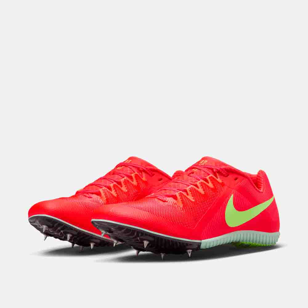 Front view of the Nike Zoom Rival Sprinting Spikes.
