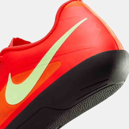 Up close, rear view of the Nike Zoom Rival SD 2 Throwing Shoes.