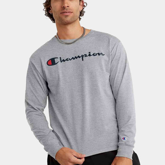 Champion Men's Classic Graphic Long Sleeve T-Shirt - SV SPORTS