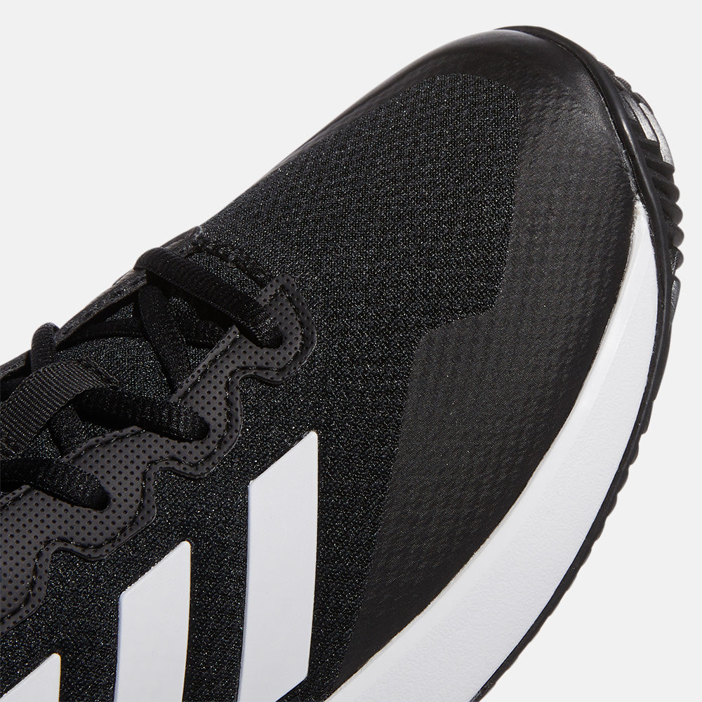 Up close, front view of the Adidas Men's GameCourt 2 Tennis Shoes.