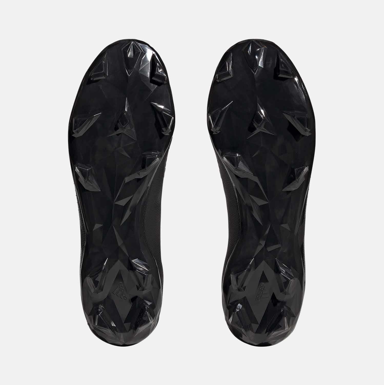 Bottom view of Adidas Predator Accuracy 3 Firm Ground Soccer Cleats.