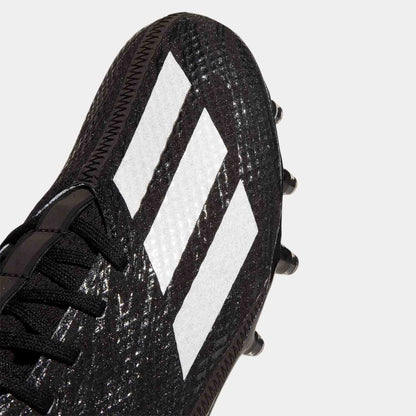 Up close, front view of the Men's Adidas Adizero 23 Scorch Football Cleats.
