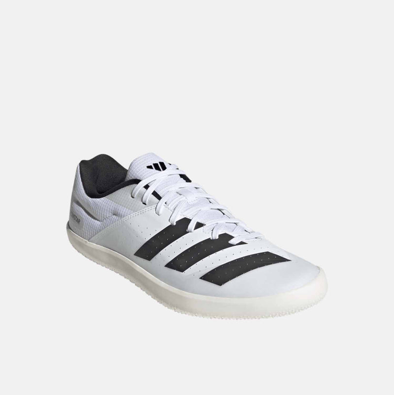 Front view of Adidas Throwing Shoes.