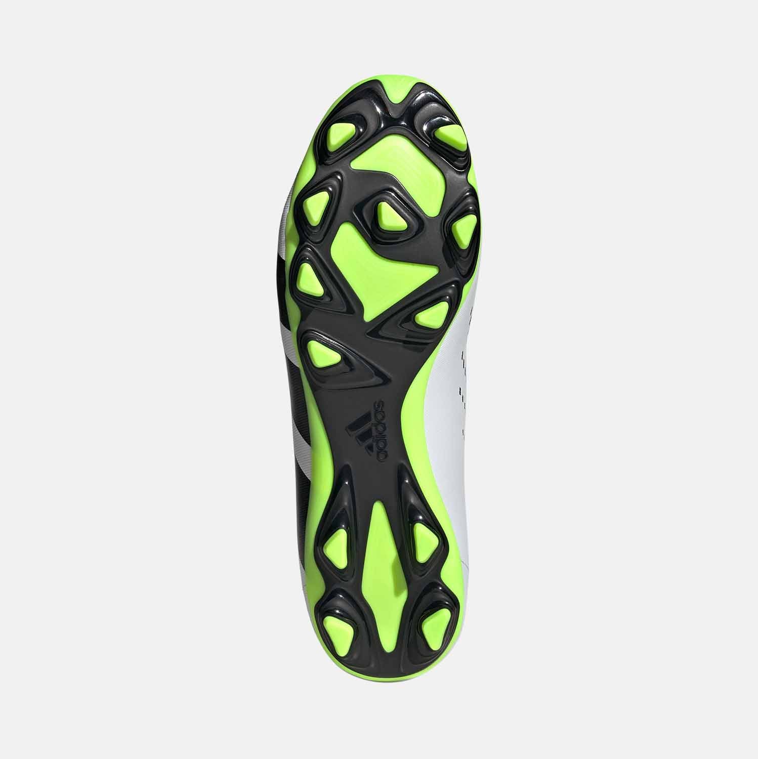 Bottom view of Adidas Predator Accuracy 4 Soccer Cleats.